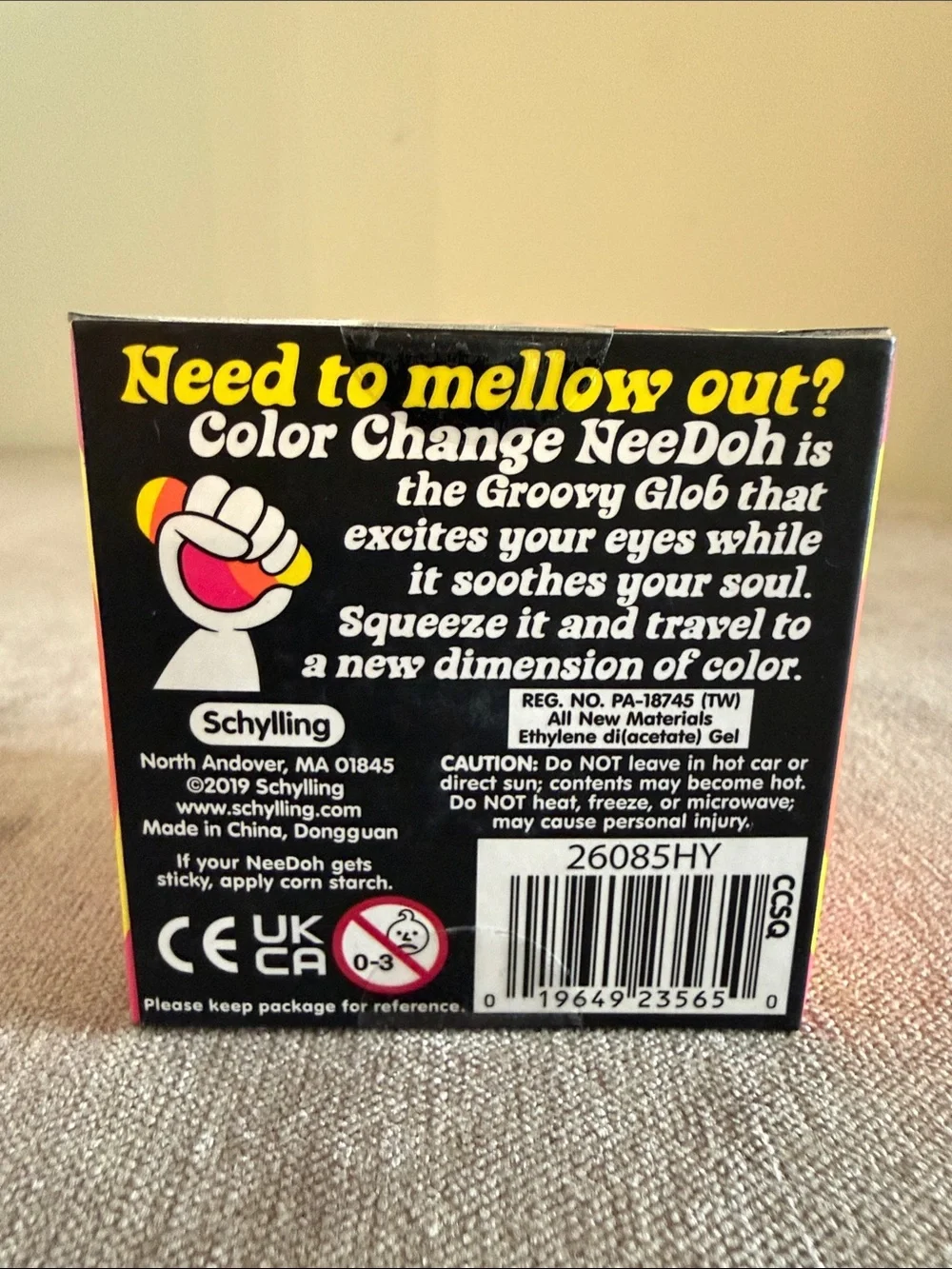 Needoh Color Change Yellow & Sunny Days Squeezy Peach | New